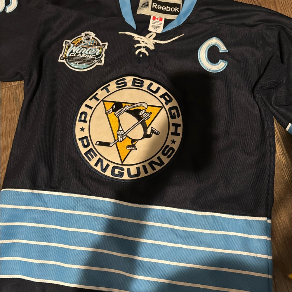 Pittsburgh Penguins Jersey, worn twice.